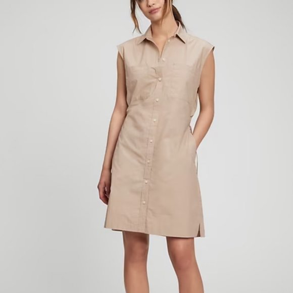 GAP Utility Shirtdress - Picture 1 of 8